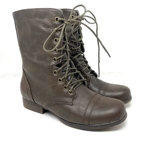 MADDEN GIRL brown boots, size 7.5